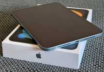 iPad mini 7 2024, 128GB Azul + Capa Apple, Novo