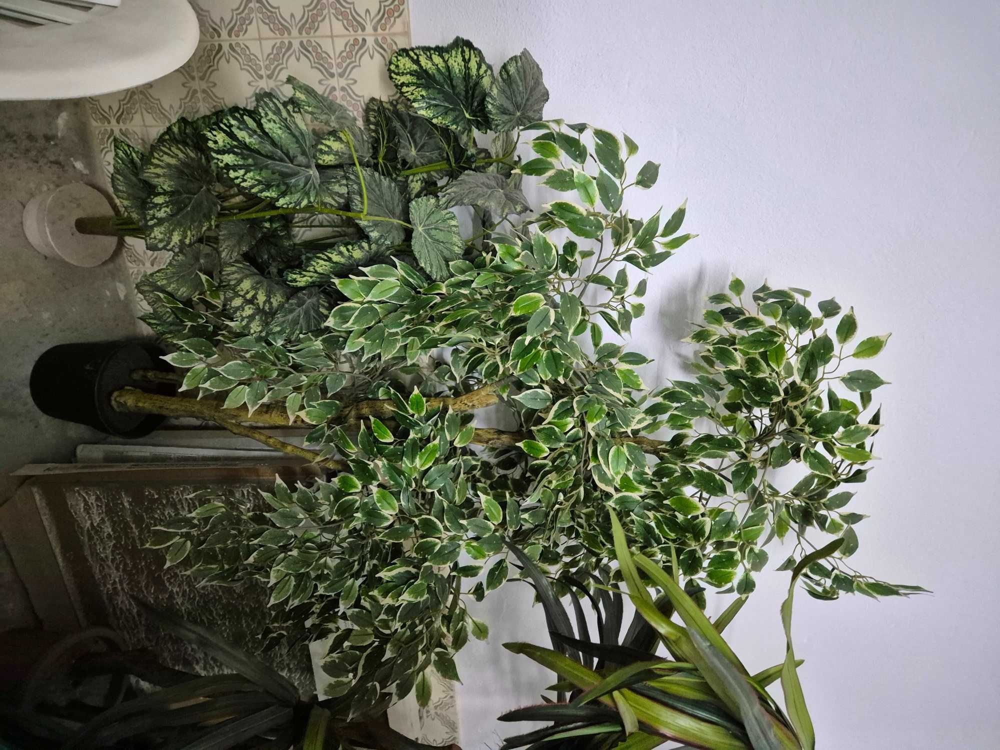 Planta plástico grande (3 plantas)