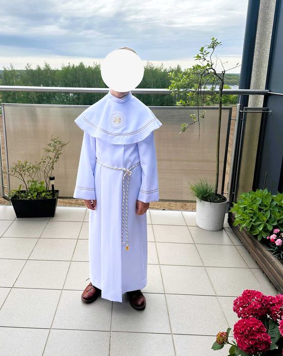 Alba komunijna dla chłopca 134/140 Kościół Miłosierdzia Bożego Żukowo