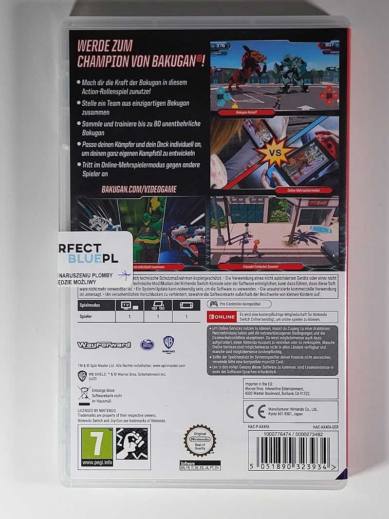 Bakugan Champions of Vestroia / Nintendo Switch / Skup-Sprzedaż / WWA