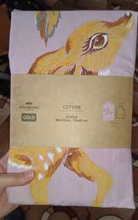 Детское постельное белье комплект junior 90*135 cotton