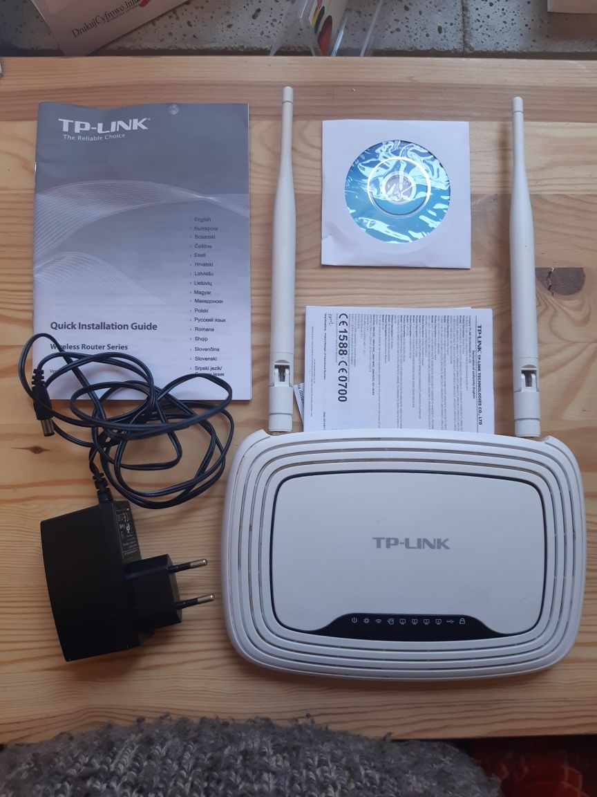 Router WiFi TP Link WR842ND - anteny long range 5dBi, 300Mbps, USB