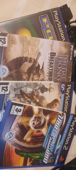 Playstation 2 com jogos