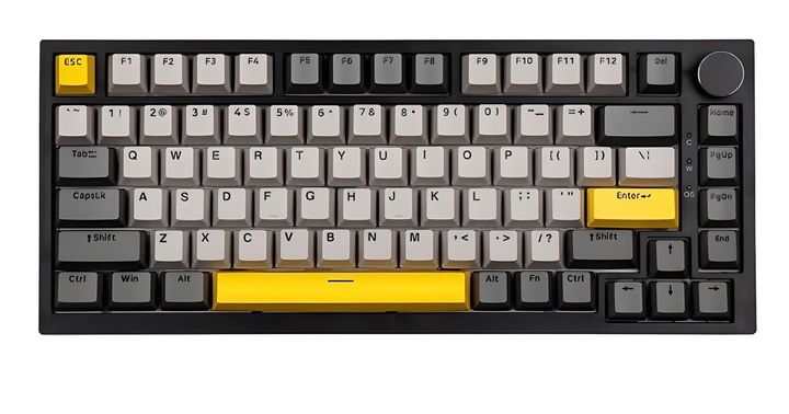 Клавиатура AJAZZ AK820 black yellow