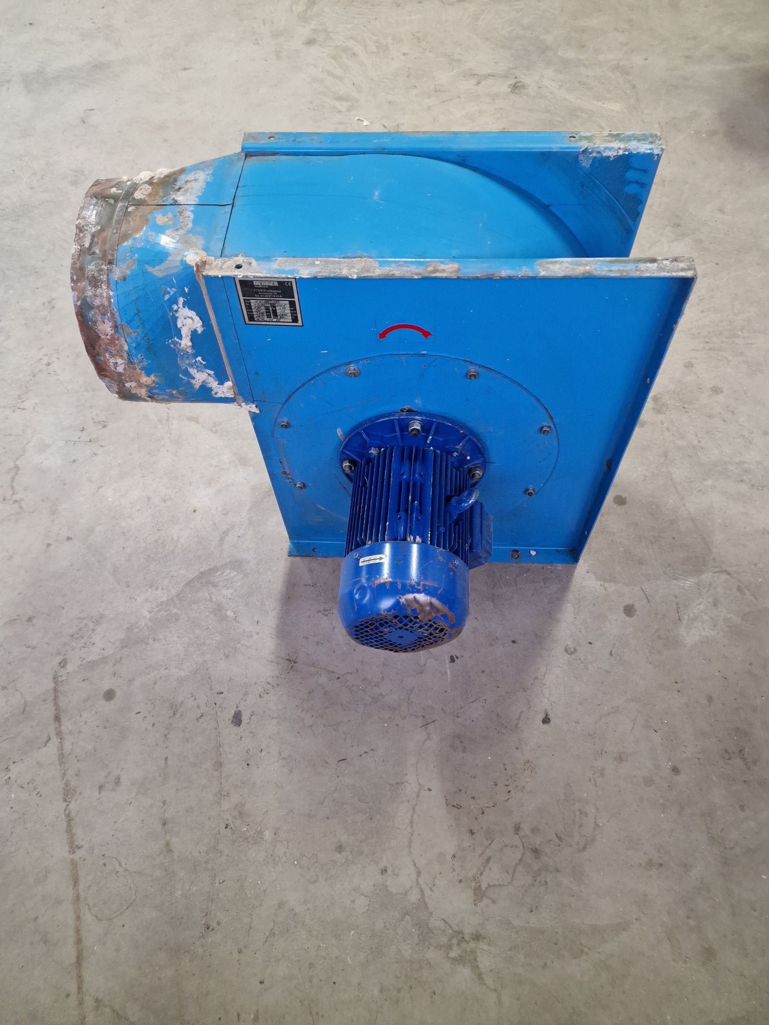 Wentylator do trocin 4Kw odciąg wyciąg Schuko Polytechnik