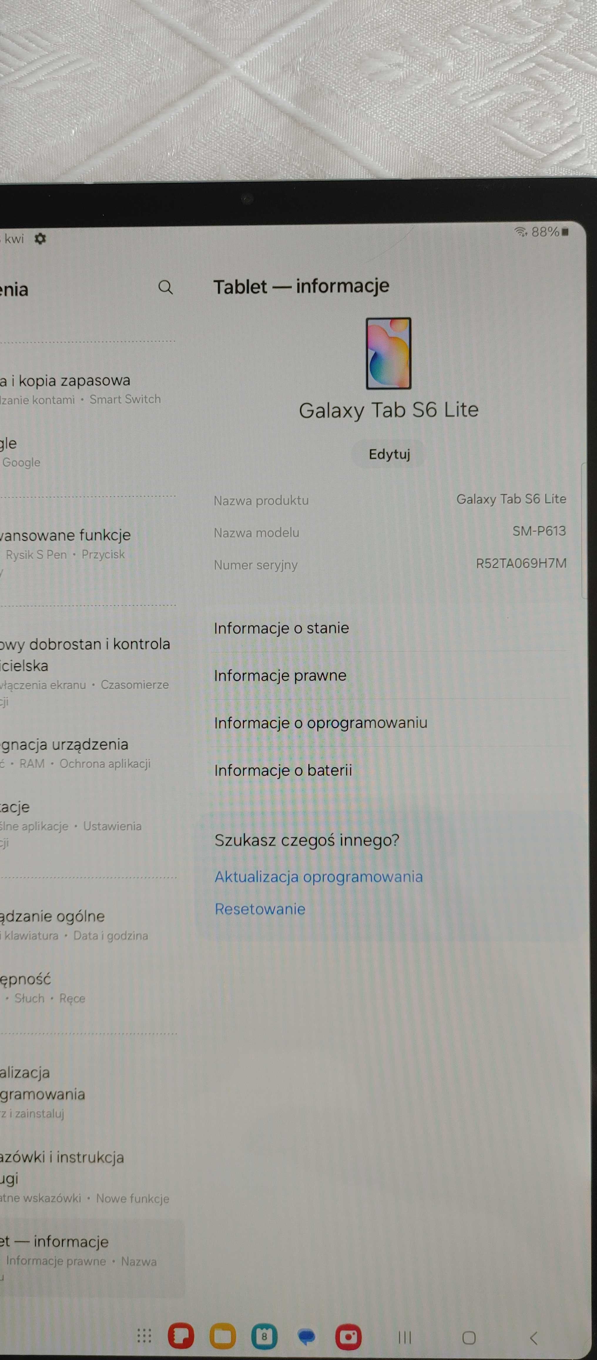 Samsung Galaxy Tab S6 Lite SM-P613 10,4" 4/64GB Wi-Fi