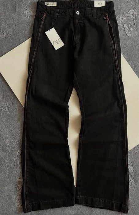 Джинси zara.flared.