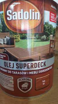 Sprzedam Olej do drewna Sadolin superdeck tek 33 5 L