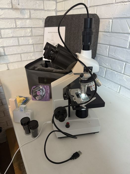 Мікроскоп тринокулярний SMXWJ-02