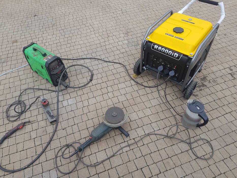 Agregat prądotwórczy  7.5 kw  7500 W inwertorowy 1 fazowy