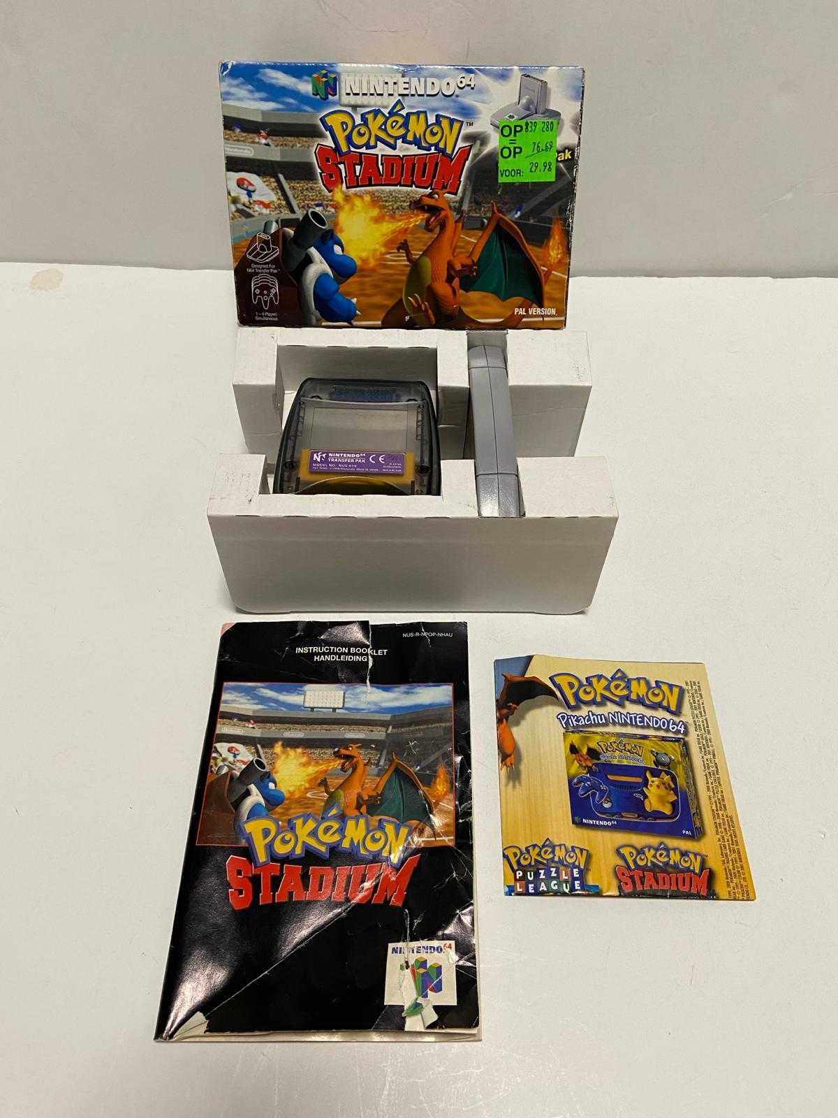 Jogo Nintendo 64 original completo: Pokemon Stadium