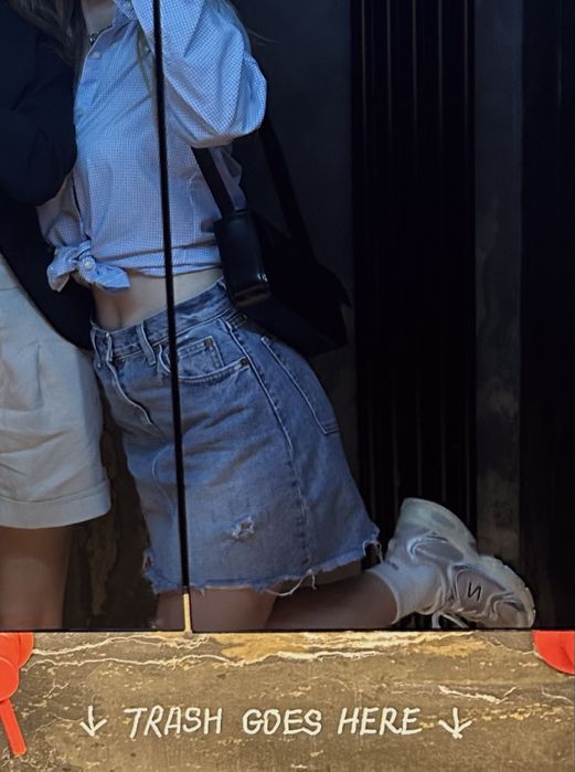 Джинсова спідниця levi’s юбка левайс