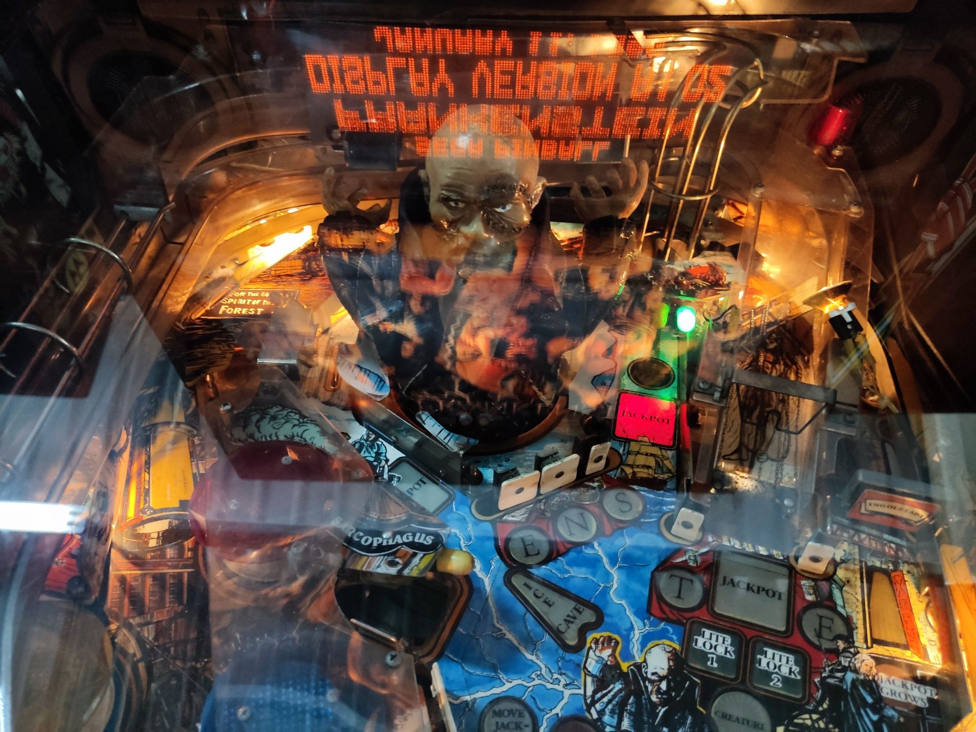 Máquina pinball/flipper MARY SHELLEY'S FRANKENSTEIN da Sega