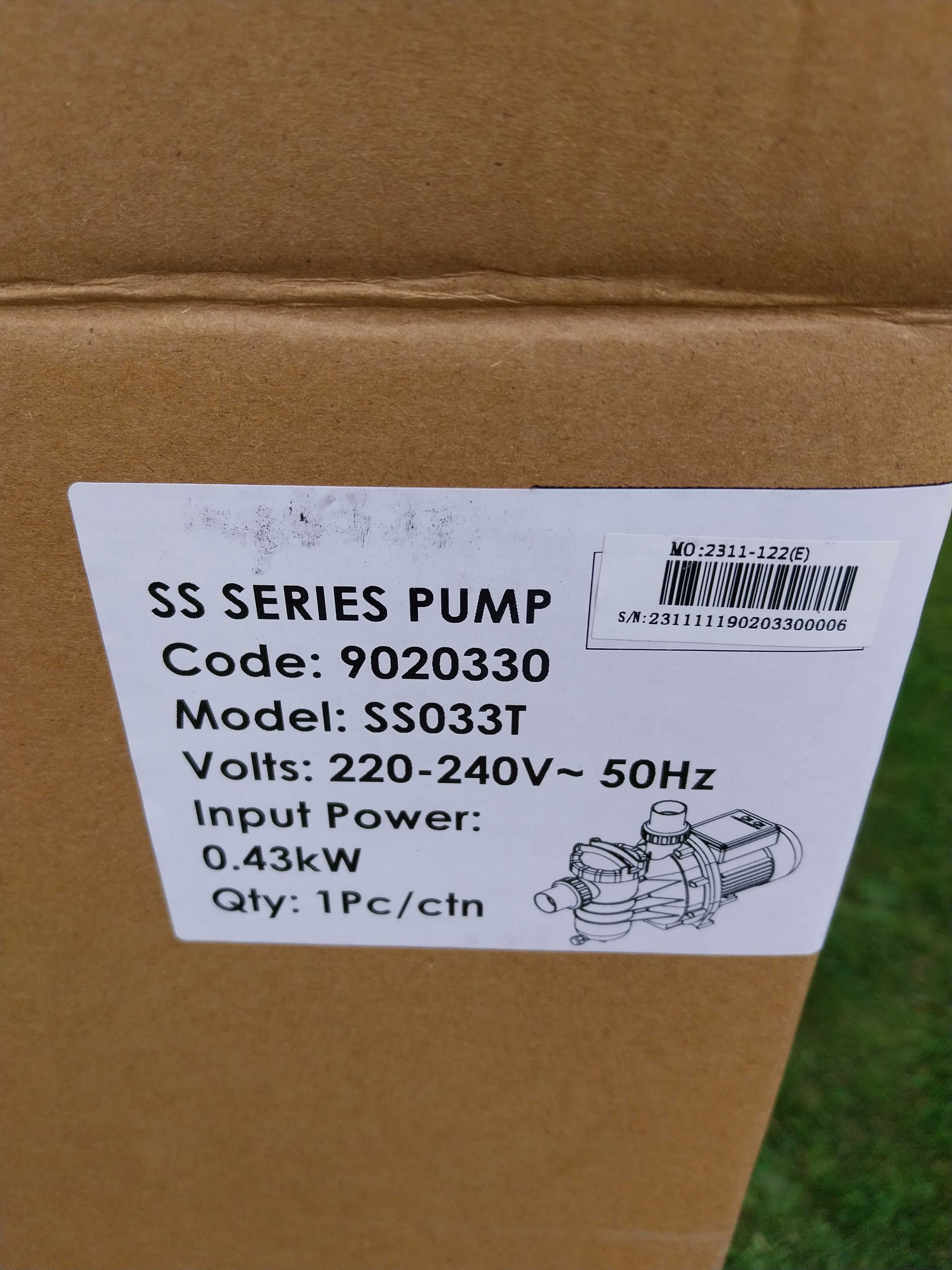 Pompa basenowa HYDRO-S  TYP SS   SS033T