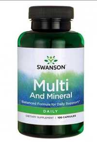 Swanson Multi and Mineral Daily вітаміни