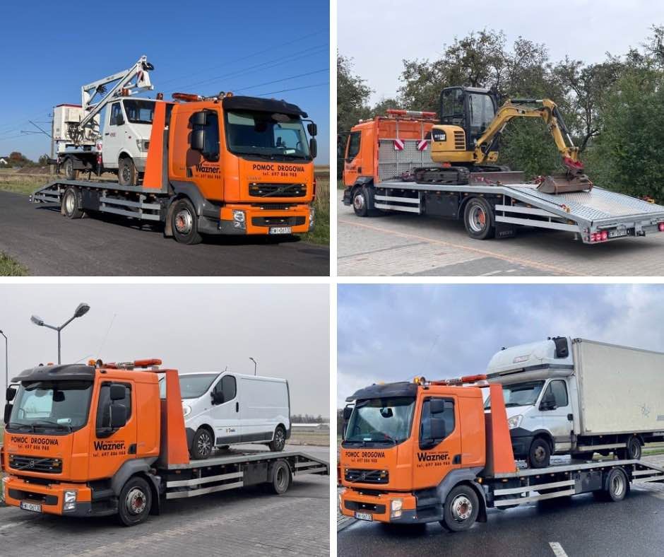 Laweta POMOC DROGOWA 24 Transport Traktorów, Przyczep,Samochodów