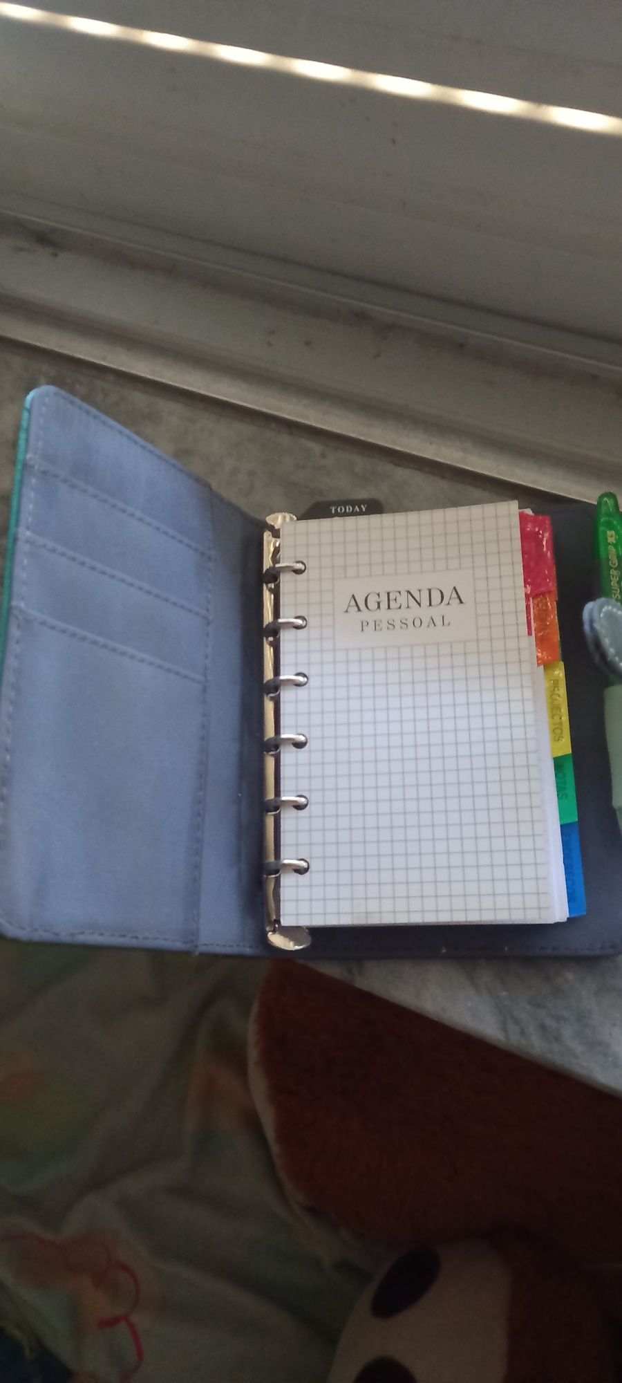 Mini agenda como nova