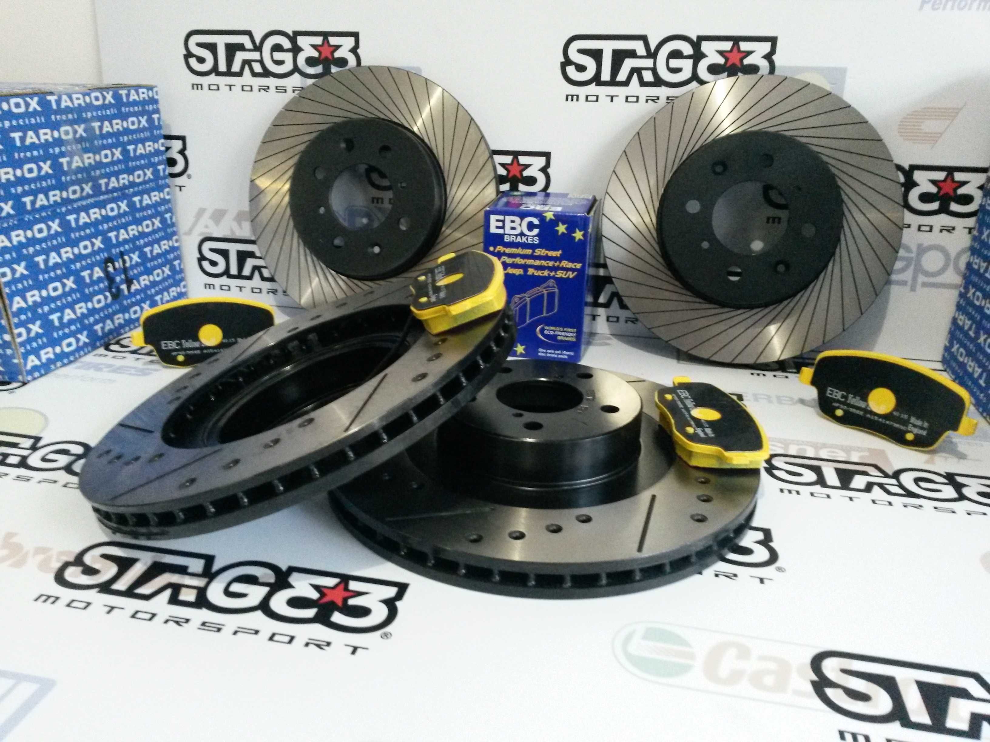 Travagem EBC Tarox DBA Discos Pastilhas Ferodo DS2500 CL Brakes Pagid