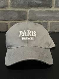 Nowa szara czapka z napisem Paris vintage unisex