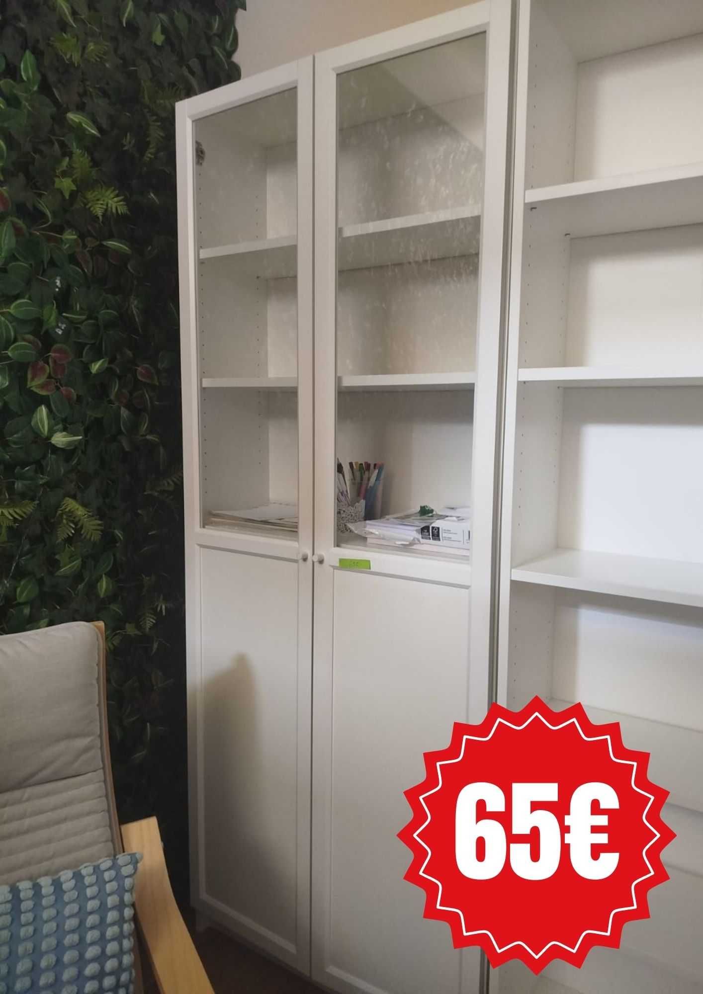 Ikea Estante com vidro armário com vidro