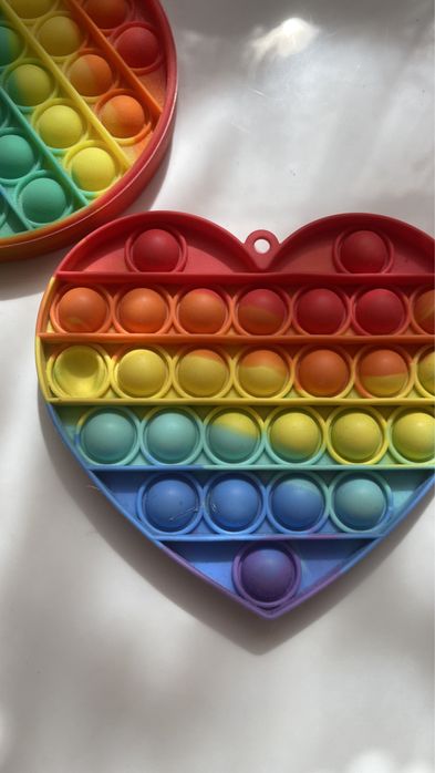 Очки виртуальная реальность 3Д игрушка поп ит сердечко