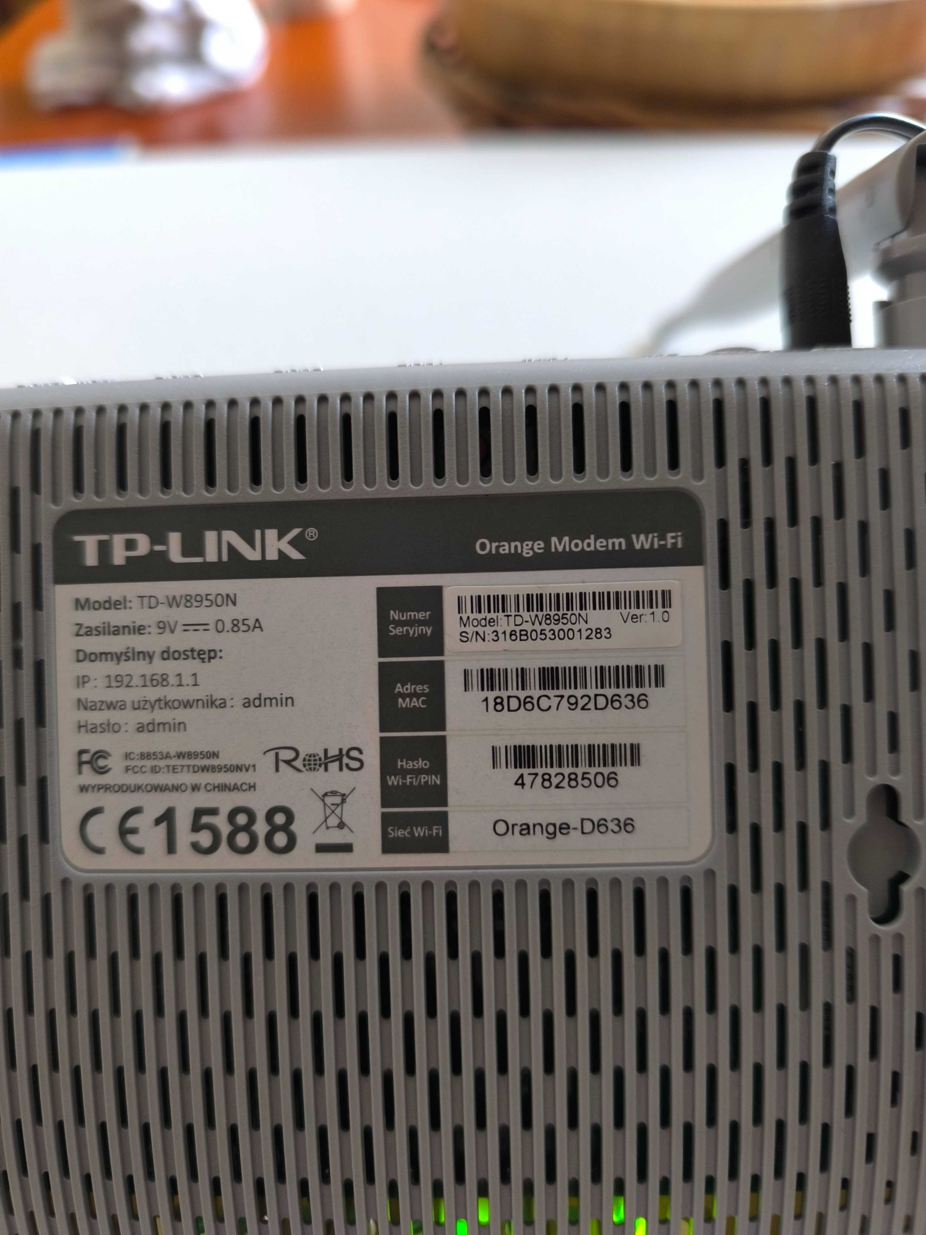 Router WiFi TP Link TD-W8959N, 4xLAN
