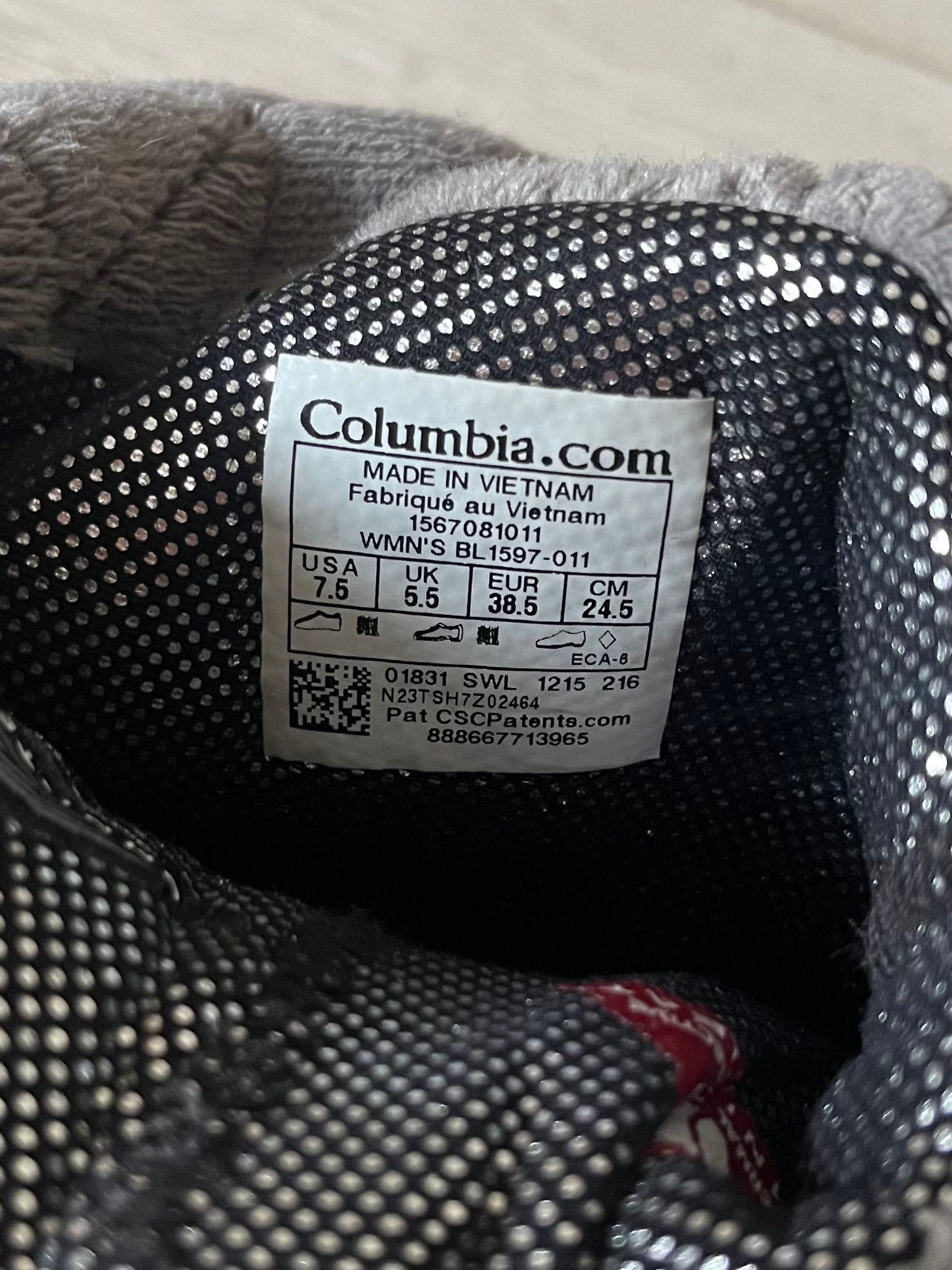Чоботи жіночі Columbia. Снігоходи Columbia.