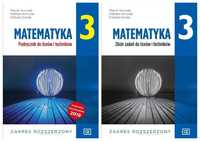 *NOWE* Matematyka 3 Podręcznik + Zbiór zadań Zakres Rozszerzony PAZDRO