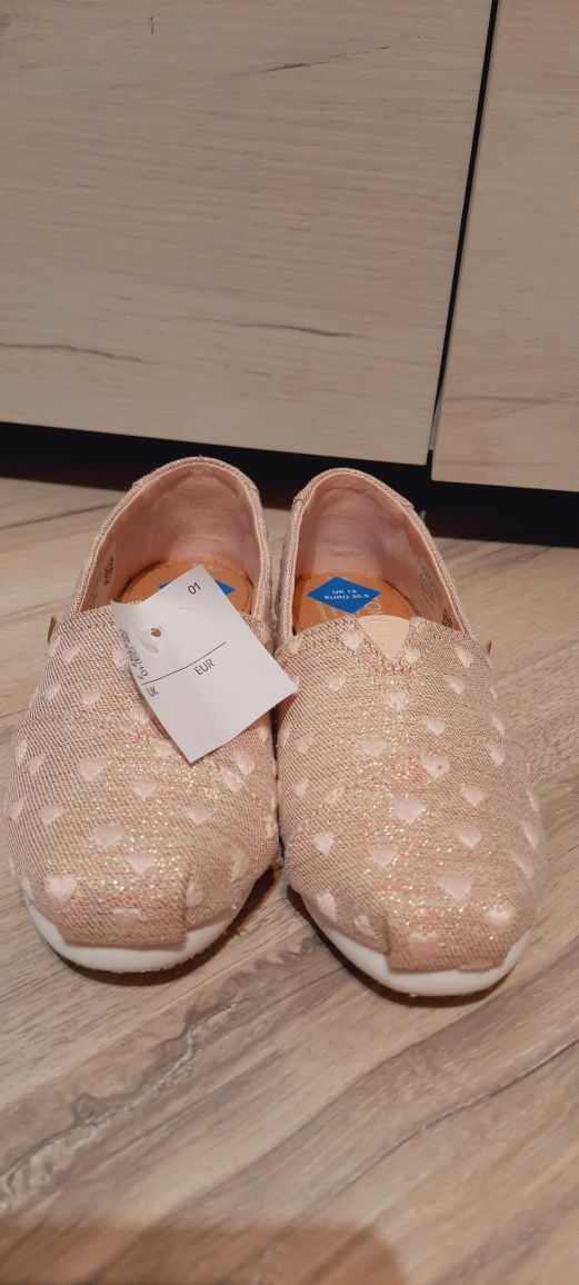 Toms buty półbuty dziewczęce r 30,5 19,5 cm buciki letnie