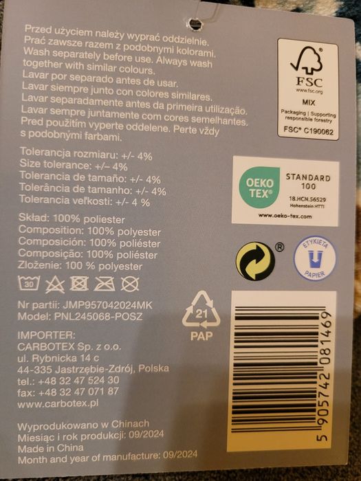 Świąteczne poszewki z jelonkami na poduszki komplet 2 sztuki