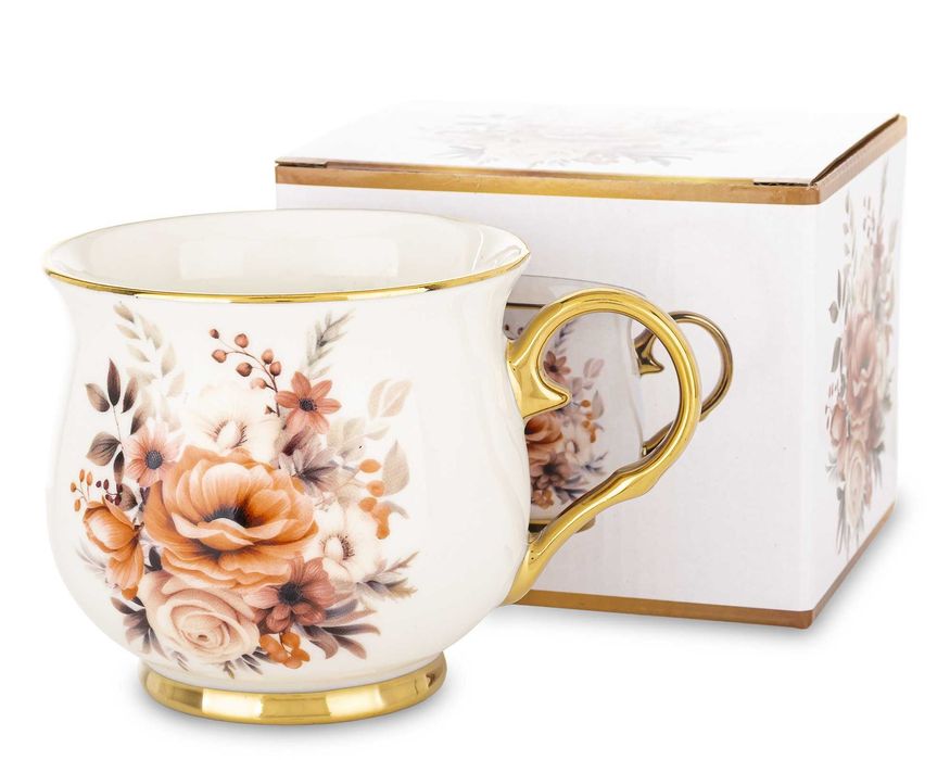 Kubek  Flower porcelana 450 ml