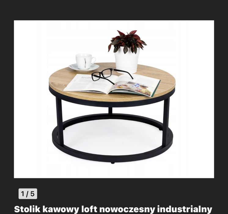 Stolik kawowy loft