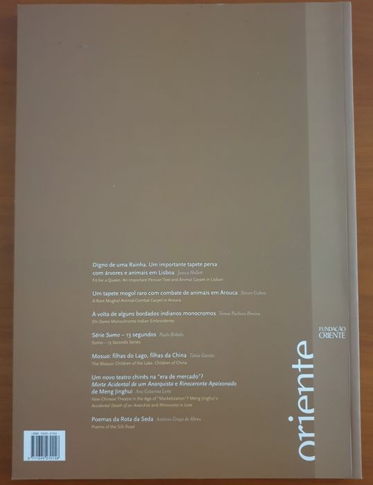 Revista Oriente n⁰ 15