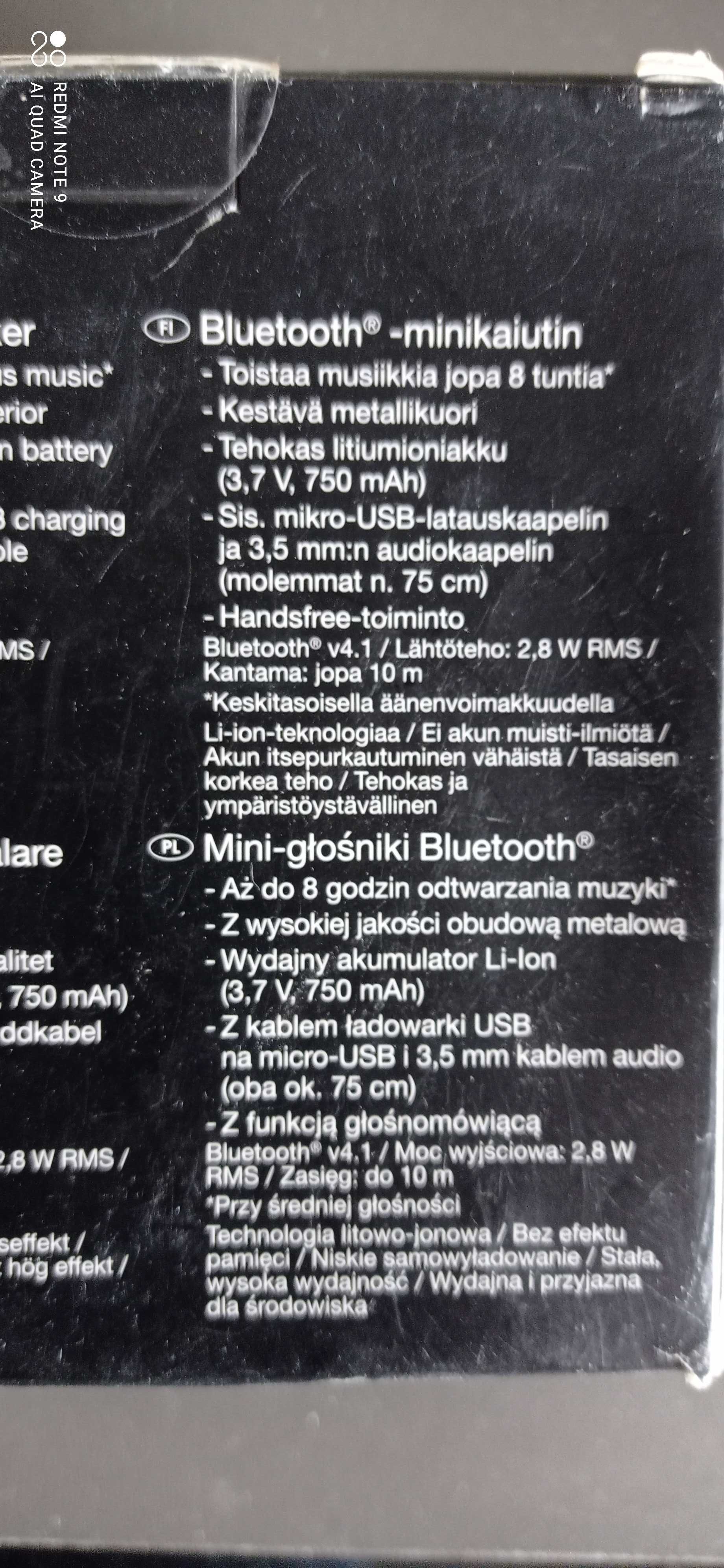 Mini głośnik Bluetooth