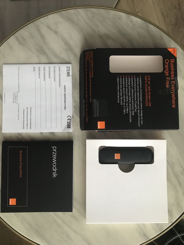 Modem USB ZTE MF 195E nowy z Orange