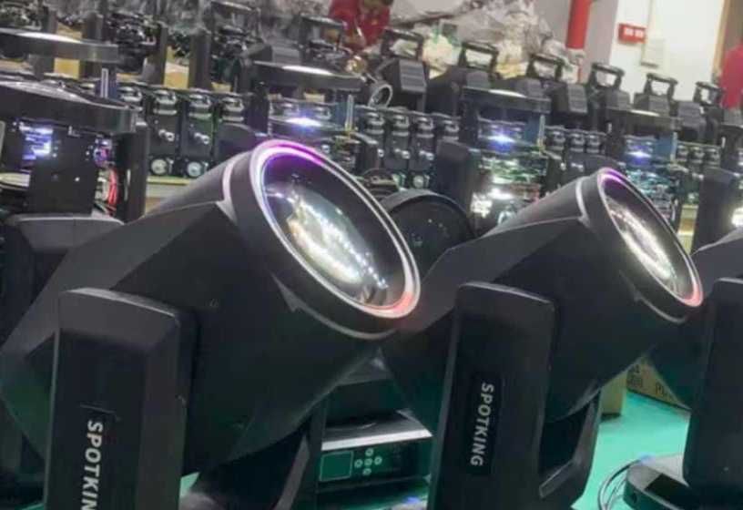 ZESTAW Ruchoma głowica KRYMIX Warriors 380W SPOT BEAM  RDM + CASE