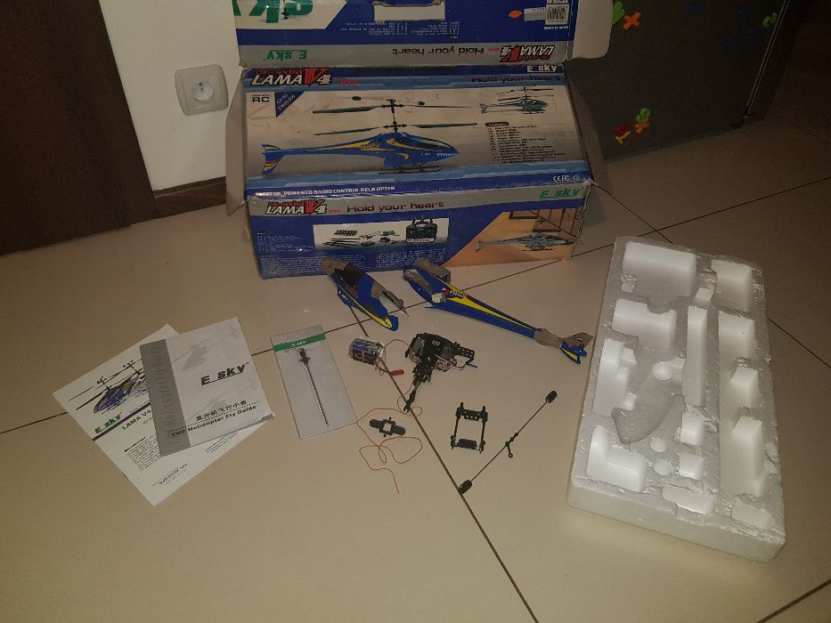 Helikopter, Lama V4, elementy modelu