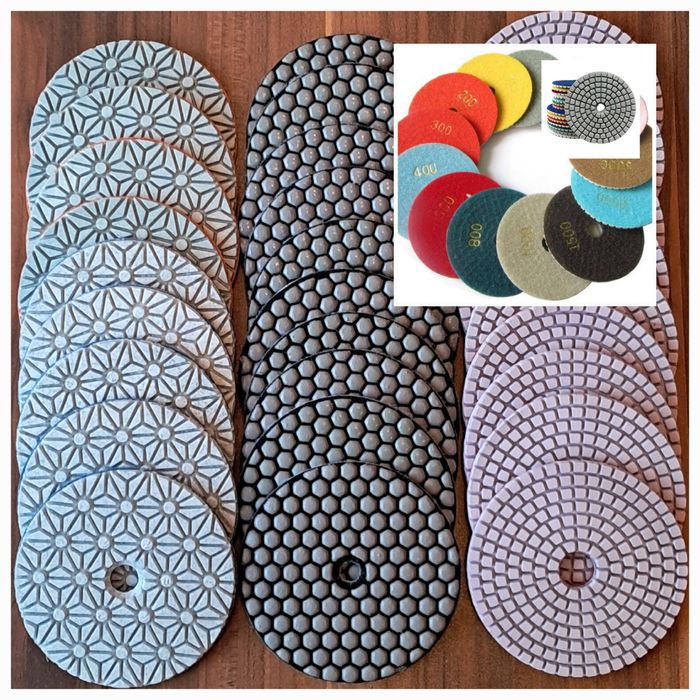 Круг алмазный для полировки черепашка-сота мрамор, плитка керамогранит