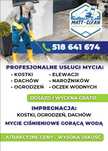 Mycie zimna/ciepła woda wraz z odchwaszczaniem kostki,elewacji,ogrodze