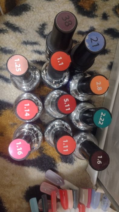 Форми для нарощування та гель лаки