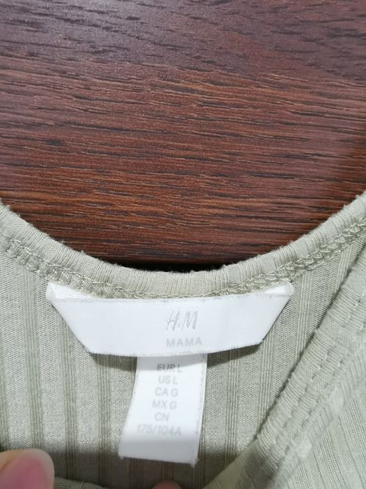 Sukienka ciążowa h&m suknia prążkowana w prążek L 40 dla kobiet w ciąż