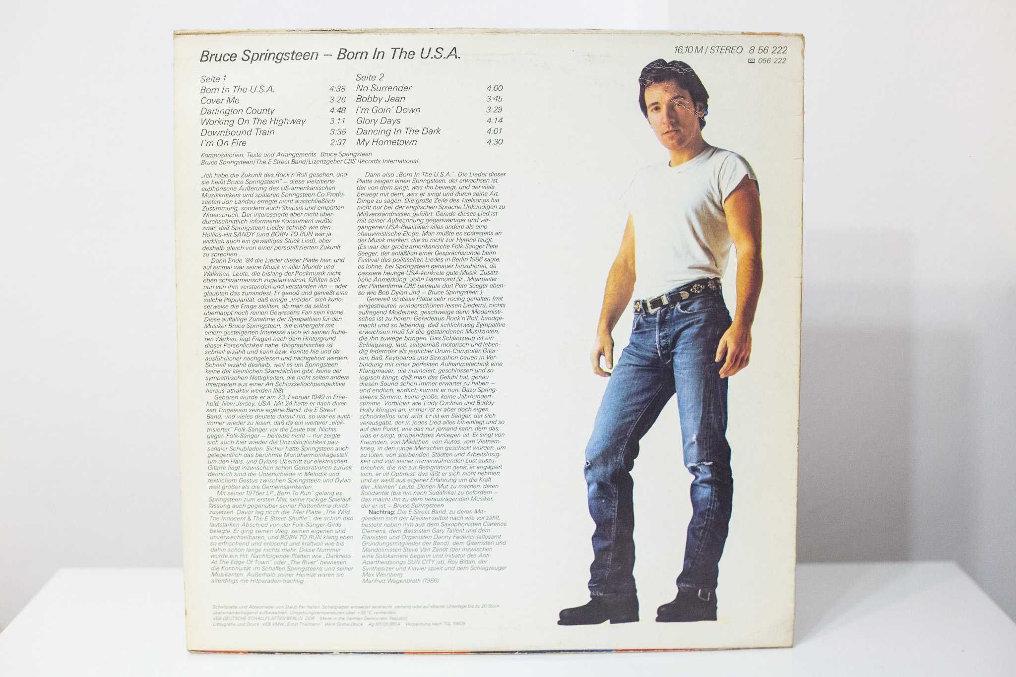 LP Bruce SPRINGSTEEN Born In The USA winyl Amiga DDR