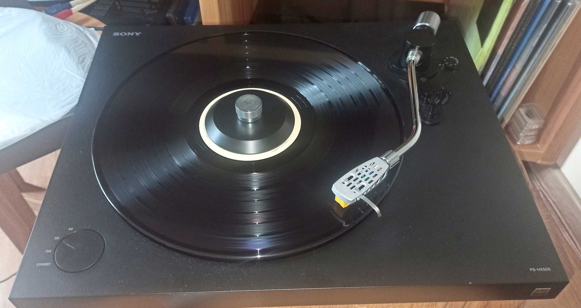 Gramofon składak - ramię Englebert SP-1, napęd i plinta Sony PS-HX500