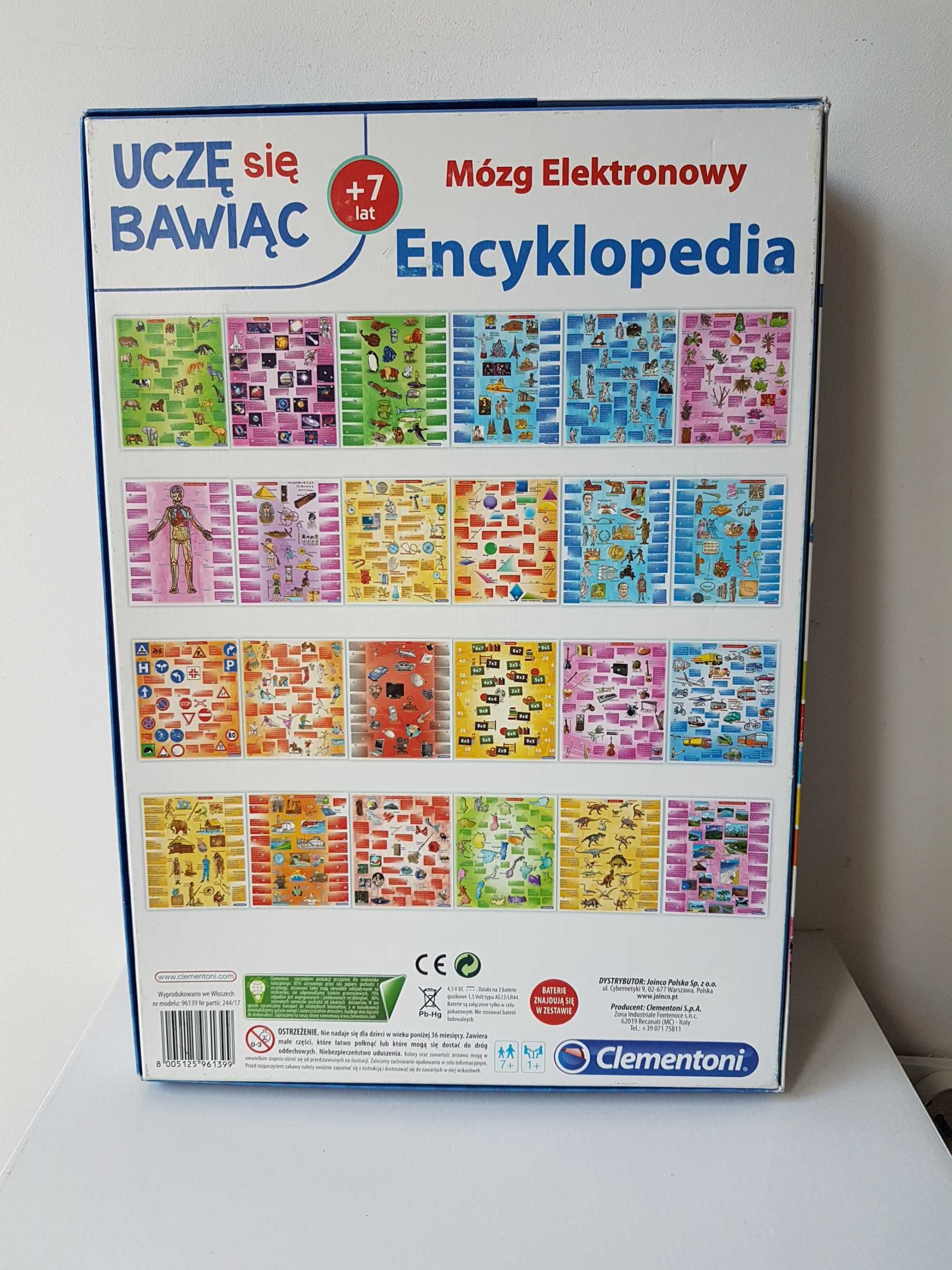 Uczę się bawiąc Mózg elektronowy Encyklopedia wiek 7+ Clementoni