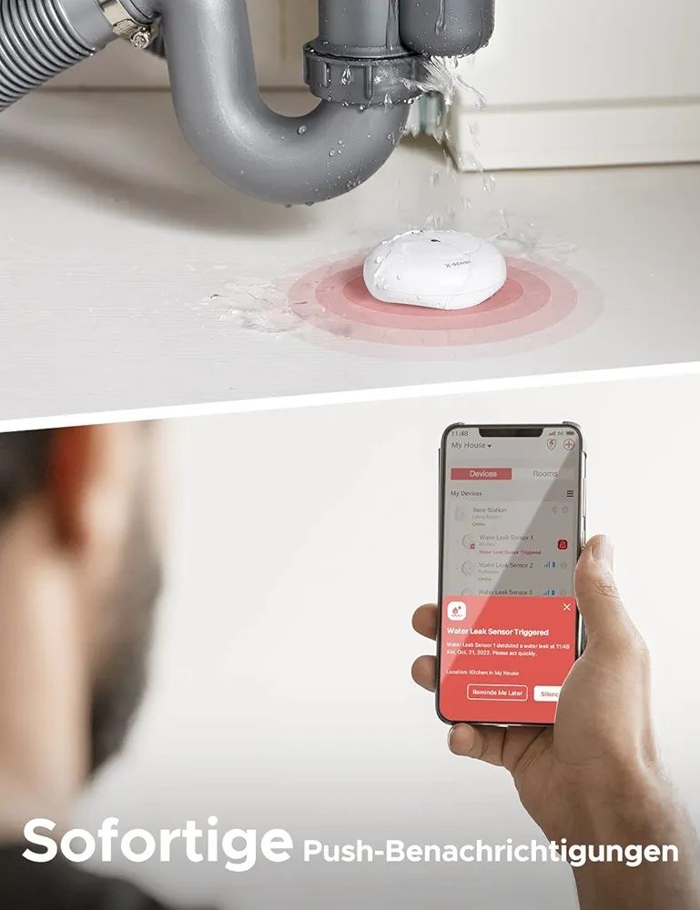 Detektor wody X-Sense Wi-Fi SWS51 – Niezawodne zabezpieczenie