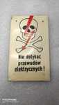 Tabliczka Nie dotykać! Urządzenie elektryczne!