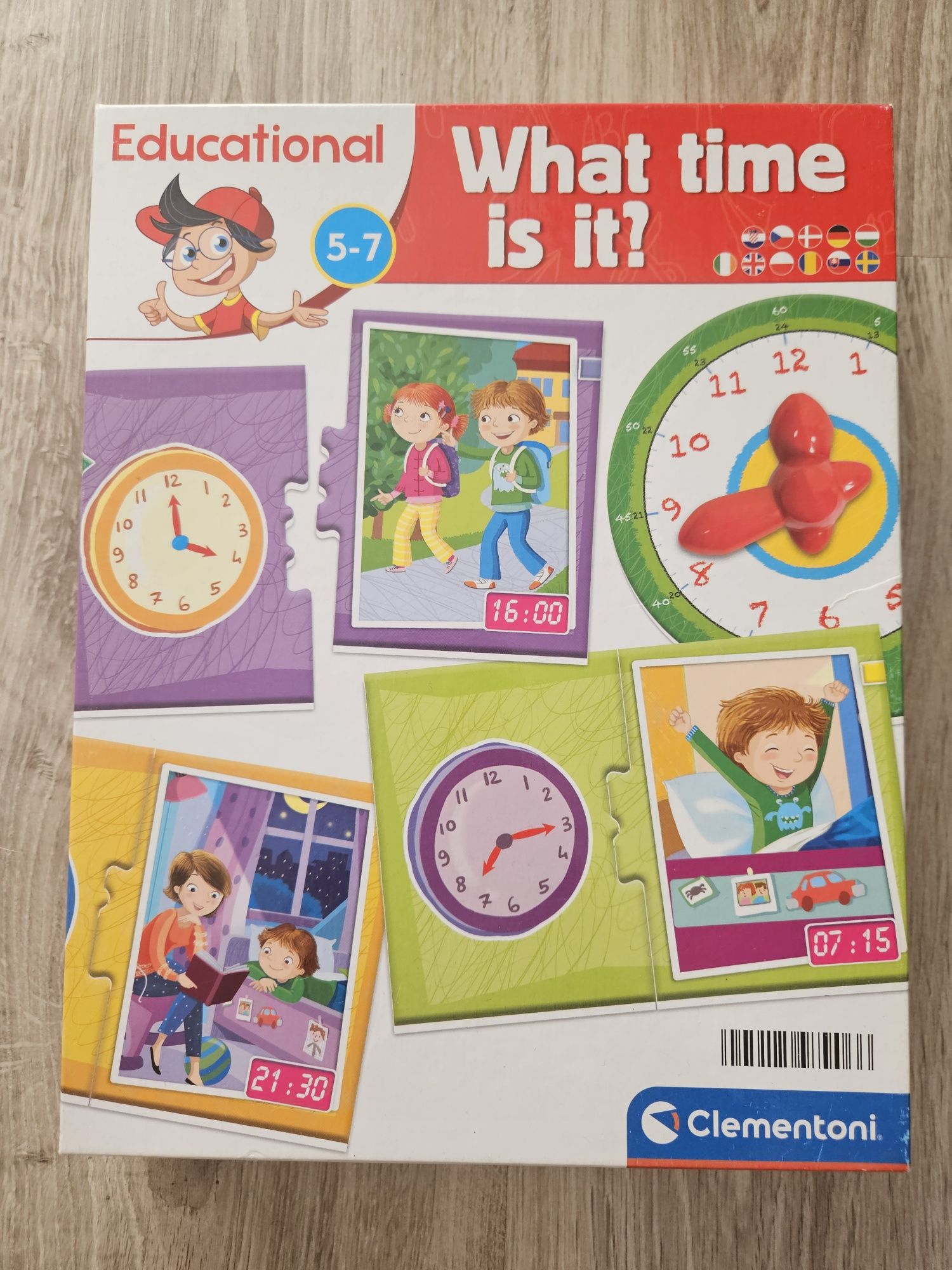 Gra What time is it? Clementoni.