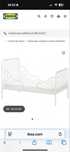 Cama de criança extensivel (80*200) colchão e estrado