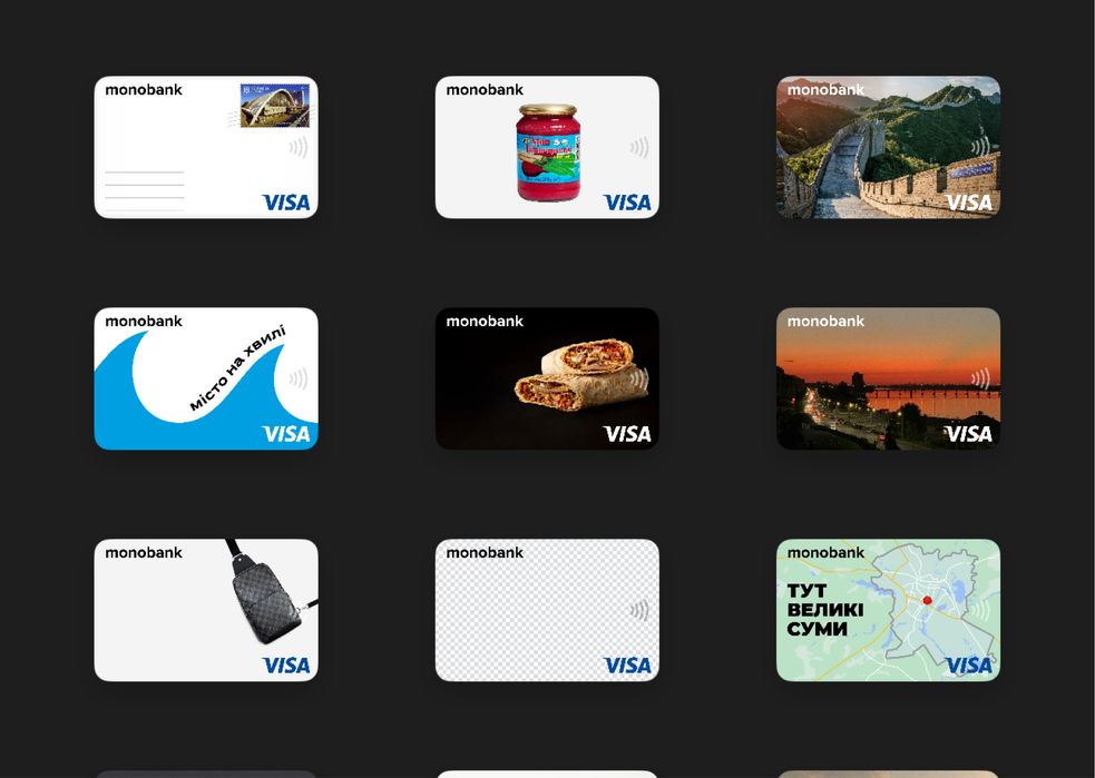 Скіни monobank скіни qr