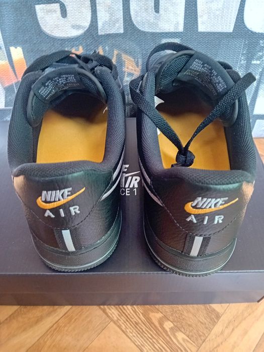 Nike air force 1 07  black -cool Gray sundial  roz 42 26,5cm  stan bdb